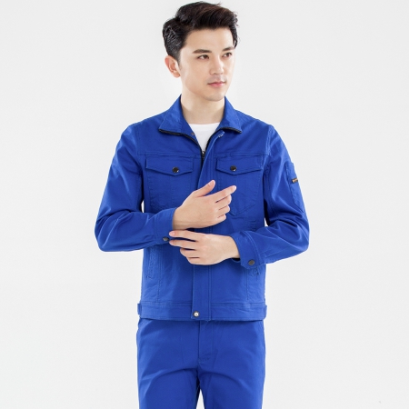 全棉長袖工作服，全棉工作服款式圖片