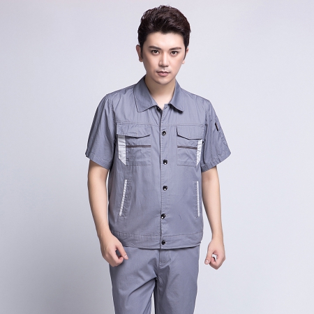 夏季員工工作服，員工夏季工服定做