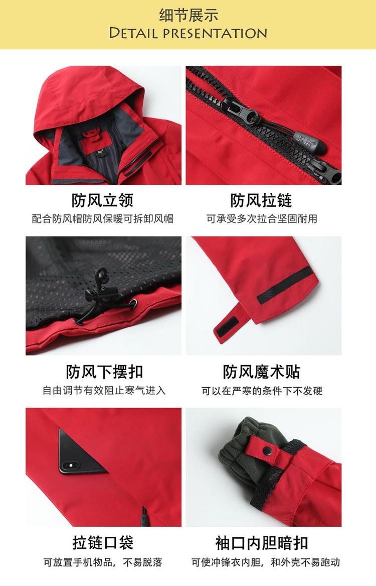 沖鋒衣細(xì)節(jié)